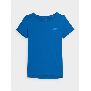 Niebieski t-shirt 4F w sportowym stylu