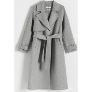 Płaszcz Reserved z wełny w stylu klasycznym bez kaptura