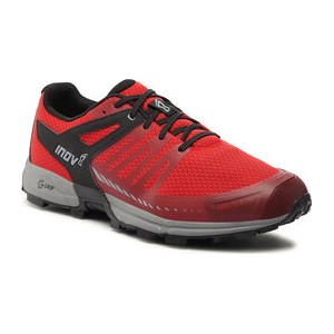 Czerwone buty sportowe Inov-8 sznurowane