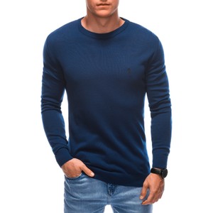 Niebieski sweter Edoti z wełny