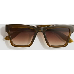 H & M & - Kwadratowe okulary przeciwsłoneczne - Zielony