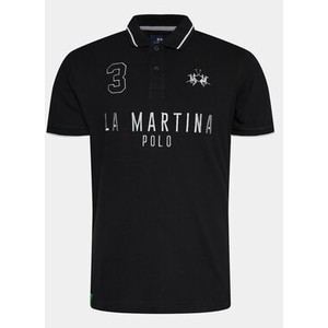 T-shirt La Martina z krótkim rękawem w młodzieżowym stylu