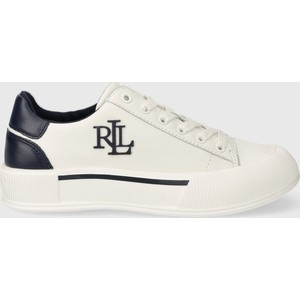 Buty sportowe Ralph Lauren z płaską podeszwą