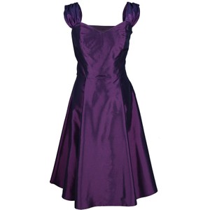 Fioletowa sukienka Fokus z tiulu