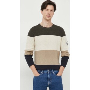 Sweter answear.com w stylu casual z bawełny z okrągłym dekoltem