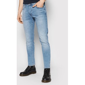 Niebieskie jeansy Jack & Jones w street stylu