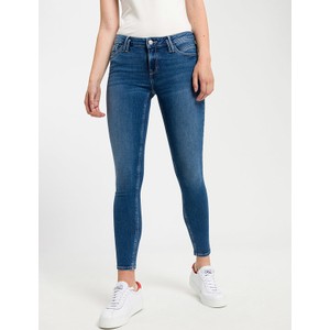 Granatowe jeansy Cross Jeans w stylu casual