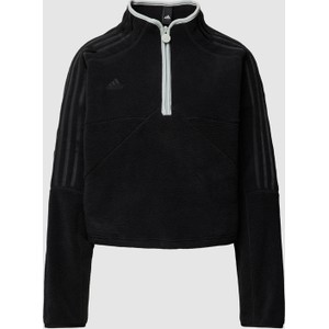 Czarna bluza Adidas Sportswear w sportowym stylu krótka