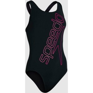 Czarny strój kąpielowy Speedo w sportowym stylu