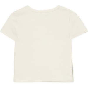 T-shirt Cropp z nadrukiem w młodzieżowym stylu z bawełny