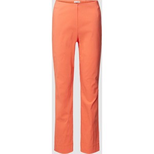 Pomarańczowe spodnie Stehmann w stylu casual