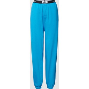 Niebieskie spodnie Calvin Klein Underwear w stylu retro