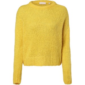 Żółty sweter Rich & Royal z wełny