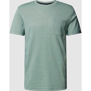 Zielony t-shirt Christian Berg z krótkim rękawem w stylu casual