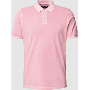 Różowy t-shirt Marc O'Polo z bawełny