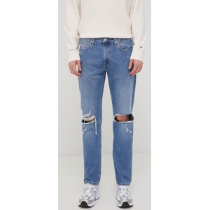Jeansy Tommy Jeans z bawełny w młodzieżowym stylu