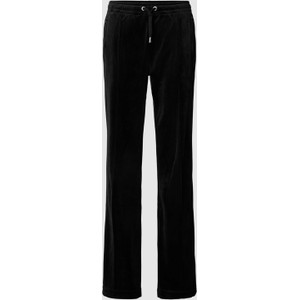 Czarne spodnie Juicy Couture z dresówki