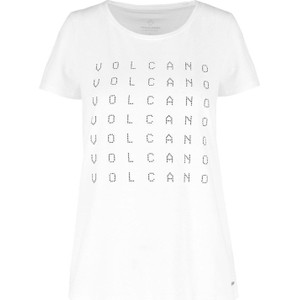 T-shirt Volcano z bawełny z krótkim rękawem
