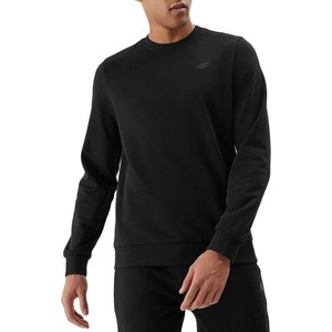 Czarna bluza 4F w stylu casual z bawełny