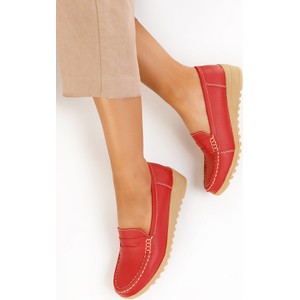 Czerwone półbuty Zapatos