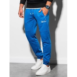 Niebieskie spodnie sportowe Ombre w stylu casual