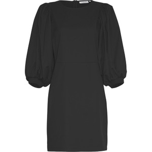 Czarna sukienka Moss Copenhagen z długim rękawem mini w stylu casual