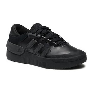 Czarne buty sportowe Adidas sznurowane z płaską podeszwą