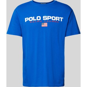 T-shirt Polo Sport w młodzieżowym stylu z krótkim rękawem z nadrukiem