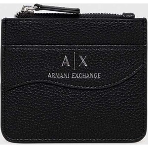 Czarny portfel Armani Exchange