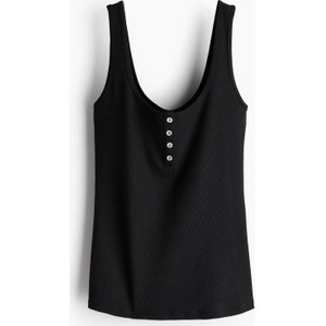 Czarna bluzka H & M w stylu casual