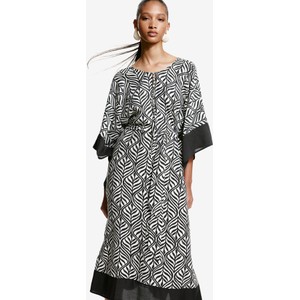 Sukienka H & M w stylu casual z okrągłym dekoltem z tkaniny