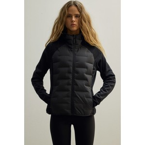 Czarna kurtka H & M w stylu casual bez kaptura krótka