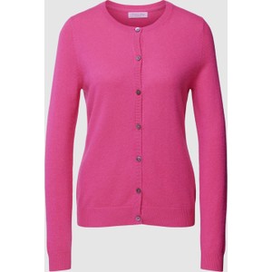 Różowy sweter Christian Berg Woman z kaszmiru w stylu casual