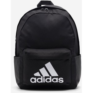 Czarny plecak Adidas z nadrukiem w sportowym stylu