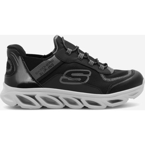 Czarne buty sportowe dziecięce Skechers sznurowane