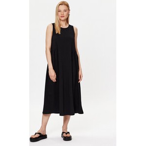 Czarna sukienka United Colors Of Benetton bez rękawów w stylu casual