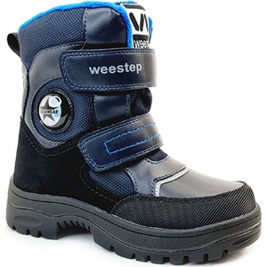 Granatowe buty dziecięce zimowe Weestep