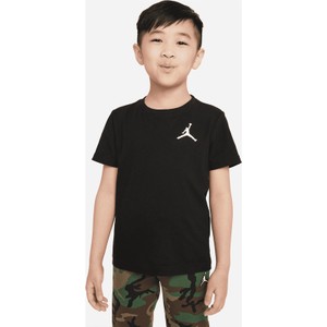 Czarna koszulka dziecięca Jordan dla chłopców z krótkim rękawem