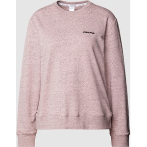 Różowa bluza Calvin Klein Underwear w stylu casual z bawełny