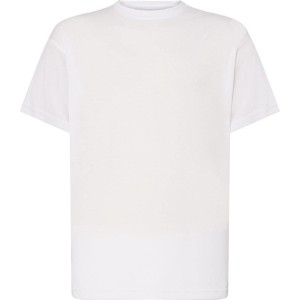 T-shirt jk-collection.pl z krótkim rękawem z bawełny w stylu casual