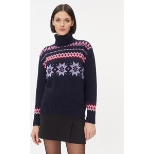 Sweter United Colors Of Benetton w stylu casual w bożonarodzeniowy wzór