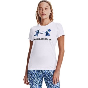 T-shirt Under Armour z bawełny w sportowym stylu z krótkim rękawem
