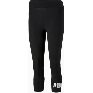 Czarne spodnie Puma w sportowym stylu z bawełny