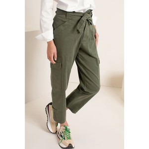 Zielone spodnie Josephine & Co z bawełny
