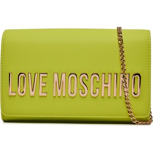 Zielona torebka Love Moschino na ramię matowa mała