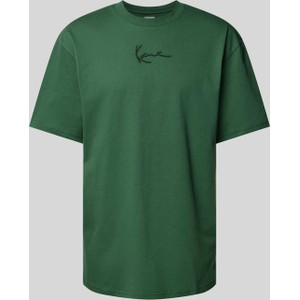 Zielony t-shirt Karl Kani z krótkim rękawem