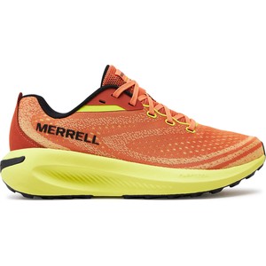 Pomarańczowe buty sportowe Merrell sznurowane