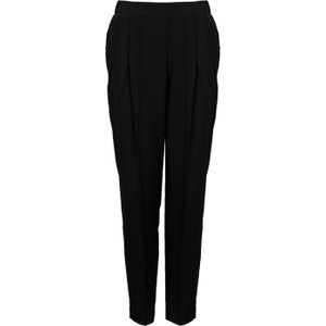 Czarne spodnie ubierzsie.com w stylu casual z tkaniny