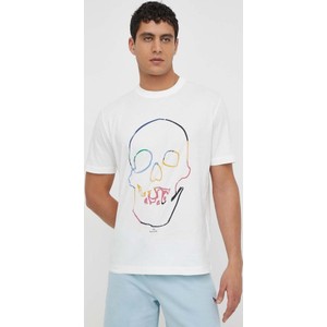 T-shirt Ps Paul Smith z krótkim rękawem z nadrukiem w młodzieżowym stylu
