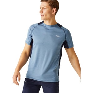 Niebieski t-shirt Regatta z krótkim rękawem